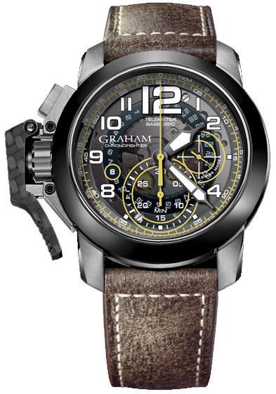 Replica Cheap Graham Watch Chronofighter Oversize Ceramic Bezel 2CCAC.B16A.L43S